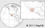Blank Location Map of Suchil, highlighted parent region, within the entire country