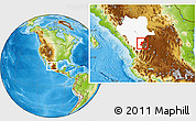 Physical Location Map of Suchil, highlighted parent region