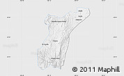 Silver Style Map of Suchil, single color outside