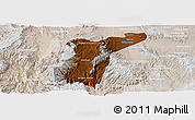 Physical Panoramic Map of Suchil, lighten