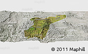 Satellite Panoramic Map of Suchil, lighten, semi-desaturated