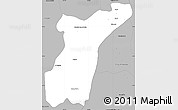 Gray Simple Map of Suchil