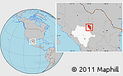 Gray Location Map of Tlahualilo, highlighted parent region