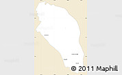Classic Style Simple Map of Tlahualilo, single color outside