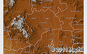 Physical Map of Dolores Hidalgo