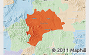 Political Map of Dolores Hidalgo, lighten