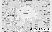 Silver Style Map of Dolores Hidalgo