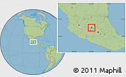 Savanna Style Location Map of Salvatierra