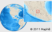 Shaded Relief Location Map of Salvatierra