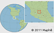 Savanna Style Location Map of Silao