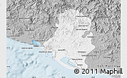 Gray Map of Acapulco de Juarez