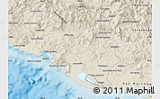 Shaded Relief Map of Acapulco de Juarez