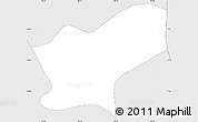 Silver Style Simple Map of Alpoyeca