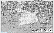 Gray 3D Map of Ayutla de los Libres