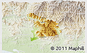 Physical 3D Map of Ayutla de los Libres, lighten