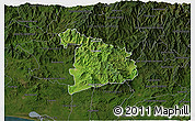 Satellite 3D Map of Ayutla de los Libres, darken