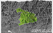 Satellite 3D Map of Ayutla de los Libres, desaturated