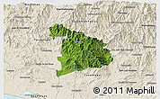Satellite 3D Map of Ayutla de los Libres, shaded relief outside