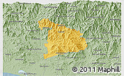 Savanna Style 3D Map of Ayutla de los Libres
