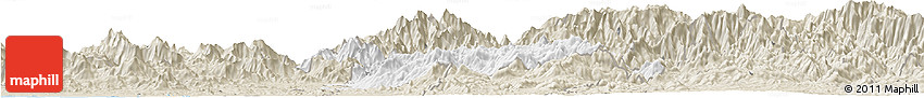 Classic Style Horizon Map of Ayutla De Los Libres