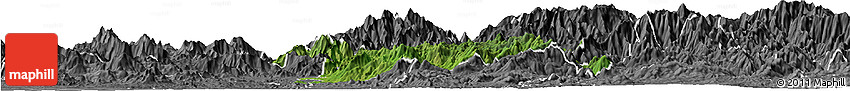 Satellite Horizon Map of Ayutla De Los Libres, desaturated