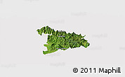 Satellite Panoramic Map of Ayutla de los Libres, cropped outside