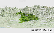Satellite Panoramic Map of Ayutla de los Libres, lighten