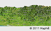 Satellite Panoramic Map of Ayutla de los Libres