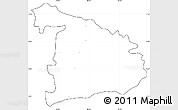 Blank Simple Map of Ayutla de los Libres, cropped outside, no labels