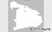 Gray Simple Map of Ayutla de los Libres