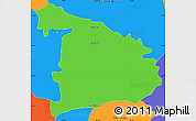Political Simple Map of Ayutla de los Libres