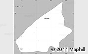 Gray Simple Map of Cualac