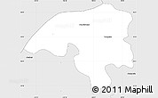 Silver Style Simple Map of General Canuto A. Neri