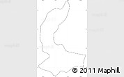 Blank Simple Map of Huamuxtitlan, cropped outside, no labels