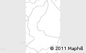 Blank Simple Map of Huamuxtitlan, no labels