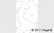 Blank Simple Map of Huamuxtitlan
