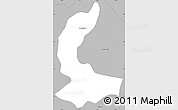 Gray Simple Map of Huamuxtitlan