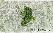 Satellite 3D Map of Metlatonoc, lighten