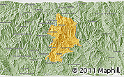 Savanna Style 3D Map of Metlatonoc