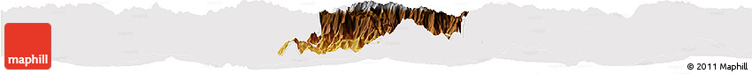 Physical Horizon Map of Metlatonoc, cropped outside