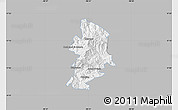Gray Map of Metlatonoc, single color outside