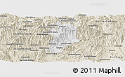 Classic Style Panoramic Map of Metlatonoc