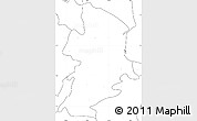 Blank Simple Map of Metlatonoc, no labels