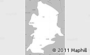 Gray Simple Map of Metlatonoc