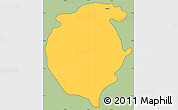Savanna Style Simple Map of Mochitlan, cropped outside