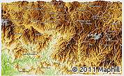 Physical 3D Map of Quechultenango