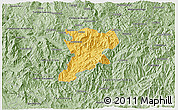 Savanna Style 3D Map of Quechultenango