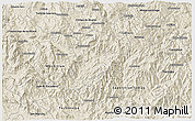 Shaded Relief 3D Map of Quechultenango