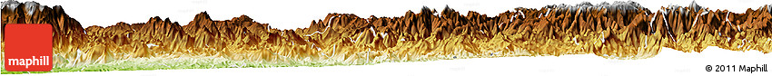 Physical Horizon Map of Quechultenango