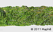 Satellite Panoramic Map of Quechultenango